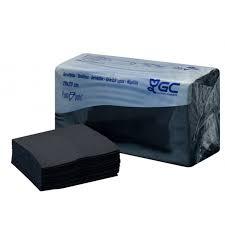 SE SERVILLETA 20X20 P&P NEGRA