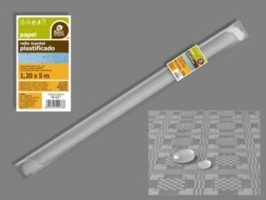 MN ROLLO MANTEL PLATA 5X1.20M