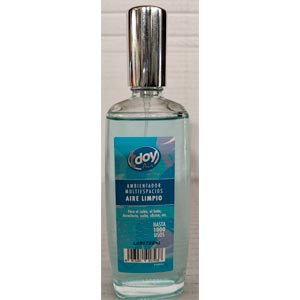 Ambientador pulverizado aroma limpio