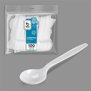 CB CUCHARA BLANCA 100 U/B