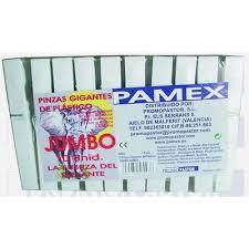 PI PINZA GIGANTE JUMBO BLANCA 10UNI