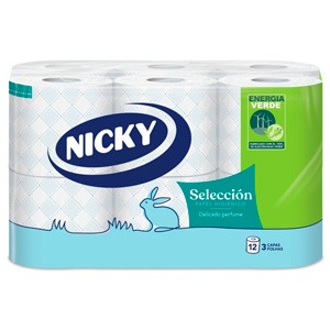 HI HIGIENICO NICKY 3/C 12 ROLLOS