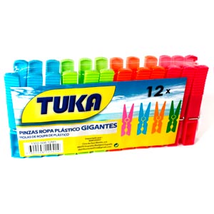 PI PINZA ROPA GIGANTE TUKA 12U