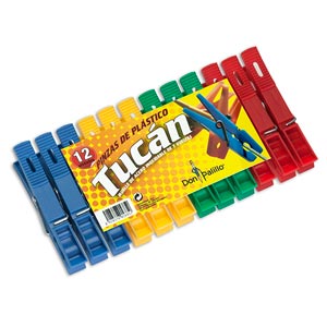 PI PINZA PLASTICO TUCAN 12 UNI